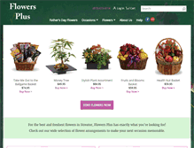 Tablet Screenshot of flowersplusstreator.com